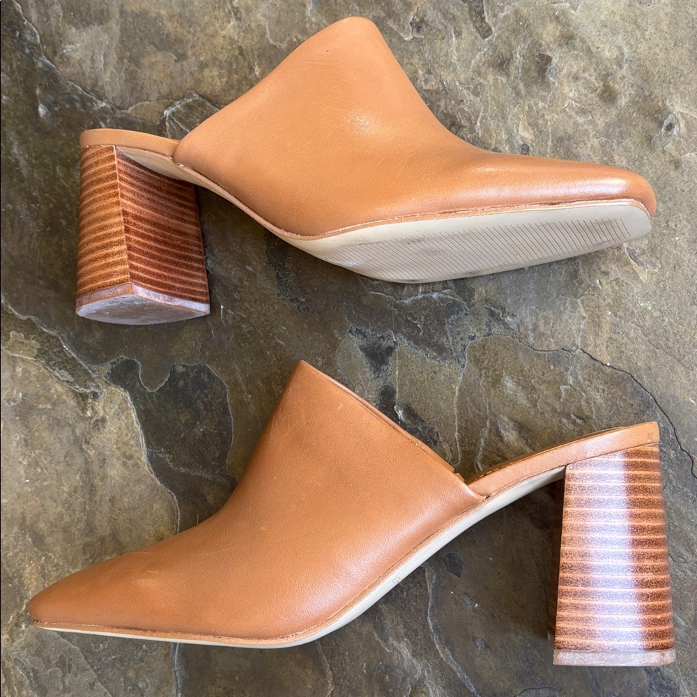 Marc Fisher Leather Fanna Mule - Picture 8 of 12